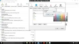 How to Add a Topic (highlight email) in Postbox
