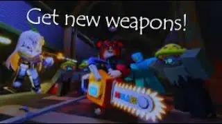 Roblox Monster Metro - Using the chainsaw! Review/Gameplay