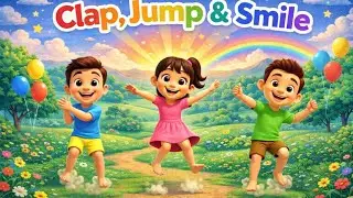Happy Star 🌟 | Clap, Jump & Smile | Kids Action Song |Clap, Jump & Smile 