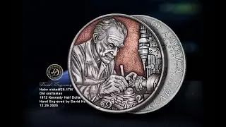 #Hobocoin #HN25-179/Old Craftsman/1972#KennedyHalfDollar #davidhe
