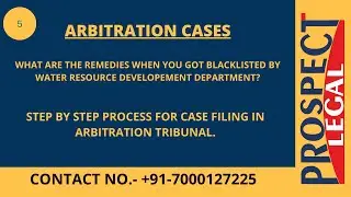 Dispute with WRD: Seeking Justice through Arbitration | Legal Guidance for Contractors