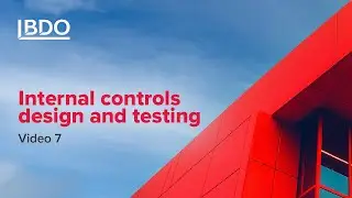 Internal risk control design & testing