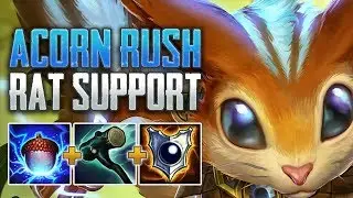 ACORN RUSH IS SO OP! Ratatoskr Support Gameplay (SMITE Conquest)