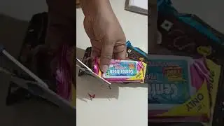 #Waste chocolate wrapper #craft #art