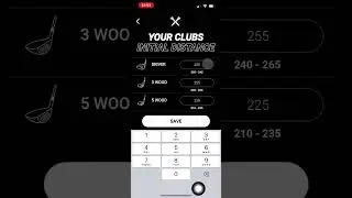 How do I add my initial club distances