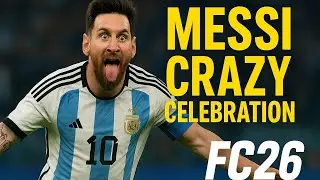 Messi&rsquo;s CRAZIEST Celebration Ever in FC 26 | GOAT Moments #messi #easports #fc26 #gaming 