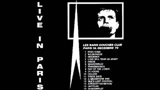 Joy Division - Live in Les Bains Douches Club in Paris(1979)(Post Punk)(Darkwave)(Early Coldwave)