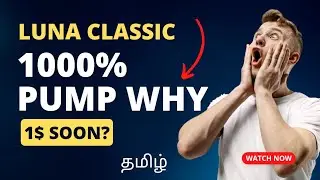 LUNA CLASSIC WHY PUMPING - 1$ SOON? | TAMIL EXPLANATION