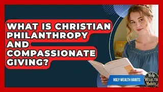 What Is Christian Philanthropy And Compassionate Giving? - Holy Wealth Habits