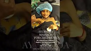 Massage therapy for children's #ayurveda #kids #malaysia #ayurvedamassage #beauty #children