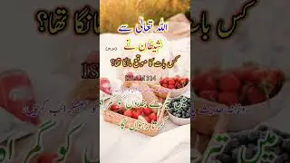 #shorts Shaitan Ne ALLAH se kya maanga tha|hadees sharif|hadees shareef #hadees #islamicstatus#short