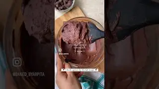 How to make VEGAN GANACHE *recipe* | Vegan Chocolate Frosting #veganrecipes