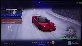 頭文字D Zero 單手扭軚日記[1] (烈火天使(赤いカリスマ) NSX (V2) 秋名[雪] 下り)