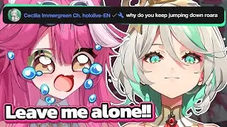 Cecilia comes to Raora's stream, starts trashtalking her, doesn't elaborate further, leaves