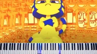 Yellow Egyptian Cat Meme - Piano Tutorial - Zone Ankha