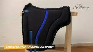 Handcrafted Bareback pad hacking by Lazypony