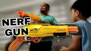 Nerf Gun Unboxing and Review with Uncle Dewey | Luke and Chase World