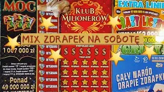 MIX ZDRAPEK NA SOBOTĘ 💜🙂🙃🍀 #zdrapki #lotto #zdrapkilotto #scratchcards #wygrana #scratch #win 