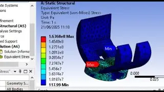 Total Knee Replacement's CAD Desing and Simulation for orthopedic implant by Solidworks and Ansys