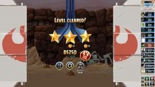 Angry Birds Star Wars Tournament Week 44 Level 4 High Score 85k (No Power-ups)
