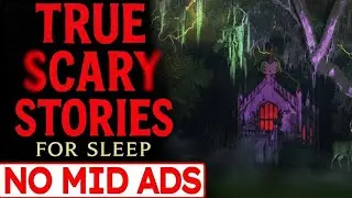 NO ADS 🛑 2 HOURS of TRUE Scary Stories for Sleep | Gentle Rain Sounds | Black Screen | Vol 36