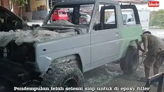 RESTORASI BODY DAIHATSU TAFT ROCKY 4X4