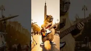 capybara street jam 🦫🎸 | bluesy lo-fi rock (100 bpm) #urbanvibes #capybara #capybaramusic #lofirock
