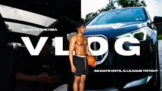DAY IN THE LIFE PREPARING FOR A G LEAGUE TRYOUT | ROAD TO NBA