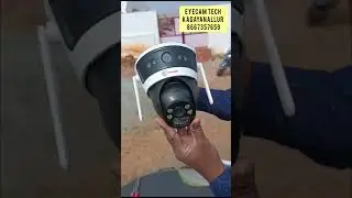 Trueview solar linkage CCTV Camera installation @Kadayanallur #TRUEVIEW #EYECAMTECH #SOLAR_CCTV #
