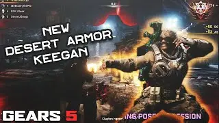 NICE KILLSTREAK in FFA as DESERT ARMOR KEEGAN (UNRELEASED) - GEARS 5 OP. 7