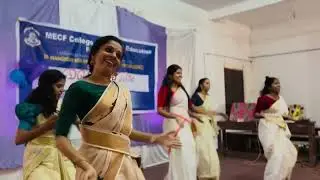 Adipoli onam college dance2023|m e c f college of teachers education 😇#trendingshorts