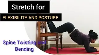 Most Easy Stretches for Flexibility and Posture |complete beginners🧘&zwj;♀️ | Self practice at 🏡 | 