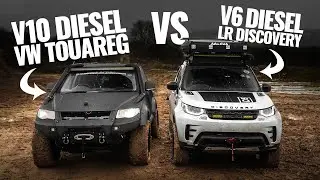 V10 5.0 BLE VW Touareg VS V6 Land Rover Discovery! OFF-ROAD CHALLENGE!