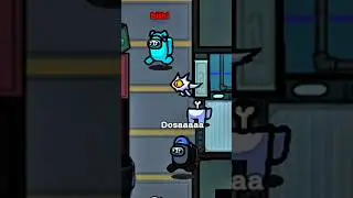 Really bad timing in Among us #funny #amongusfunnymoments #impostor