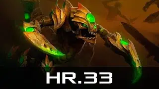 HR.33 &mdash; Sand King, Offlane (Aug 24, 2017) | Dota 2 patch 7.06 gameplay