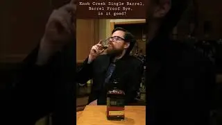 Knob Creek Single Barrel, Barrel Proof Rye, is it good? #shorts #whiskeytube #saturdayshorts #rye