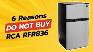Холодильник с морозильной камерой RCA RFR836 объемом 3,2 куб. фута, двухдверный | 6 причин НЕ пок...