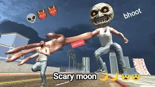 Franklin fight with scariest moon and in the end 😔😔😞😞 Indian bike driving 3d  @harshtatsuya 