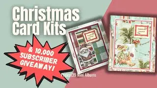 10,000 Subscriber Giveaway and New Christmas Card Kits with Bumfuzzle Boutique Collections