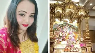 Hum sab gaye iskon temple radhe radhe 🙏🙏