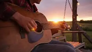 Slow Mornings on the Rustic Ranch 🍂 Gentle Acoustic Country for Quiet Moments