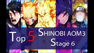 TOP 5 Shinobi for Stage 6 Giant Battle Boss - A.O.M N&deg;3 ⭐⭐⭐⭐⭐⭐⭐