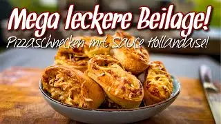 Hollandaise Pizzaschnecken - Mega Fingerfood #fingerfood #beilage #grillen #grilltime #backen #bbq