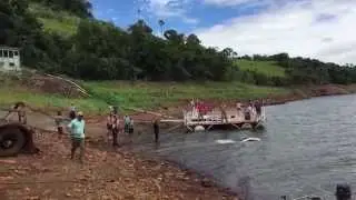 Resgate Carro Alagado Salto Santiago – Ação e Adrenalina no Iguaçu! - PR 17/02/2015