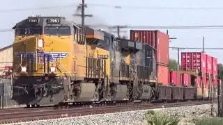 Amazing Union pacific action on the Alhambra Subdivision (Feat, Union Pacific 7964, 5000th GEVO)