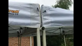 Marquee Gutter with PVC Pipe