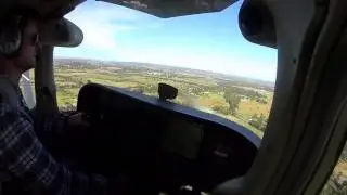 YSCN Camden Cessna 172  circuits crosswind  14 knots ?