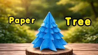 3d Origami paper Christmas Tree  | DIY Christmas Craft
