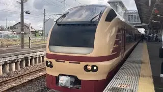 特急 常磐日光 号E653系 車窓 水戸→宇都宮・日光/ 水戸線・東北本線・日光線  水戸804発[Japan]Train Window View | Mito - Utsunomiya