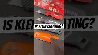 🔥NEW Klein FLICKBLADE Utility Knife Scraper is GENIUS #tools #edc